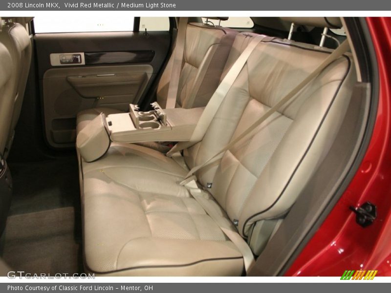 Vivid Red Metallic / Medium Light Stone 2008 Lincoln MKX