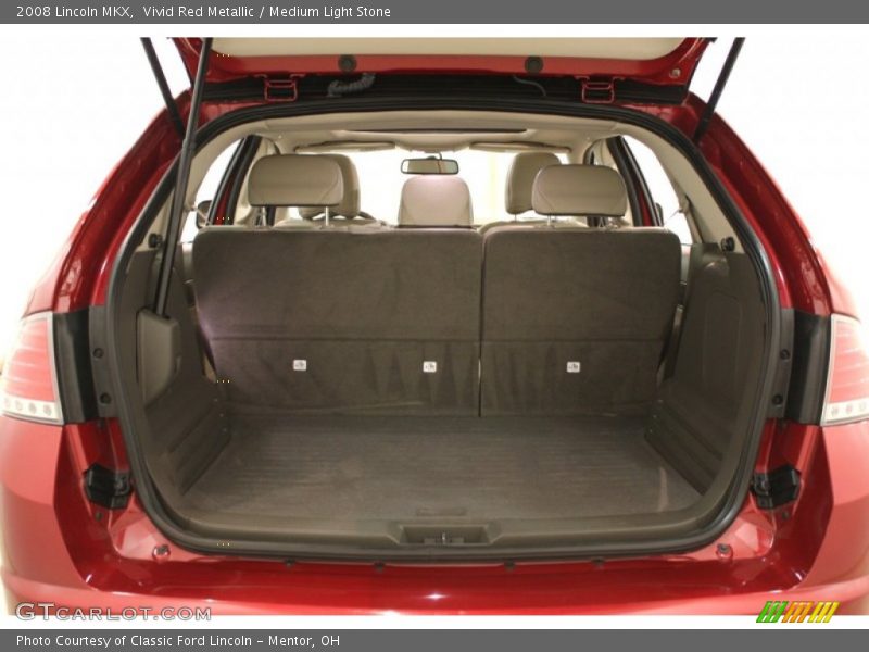 Vivid Red Metallic / Medium Light Stone 2008 Lincoln MKX