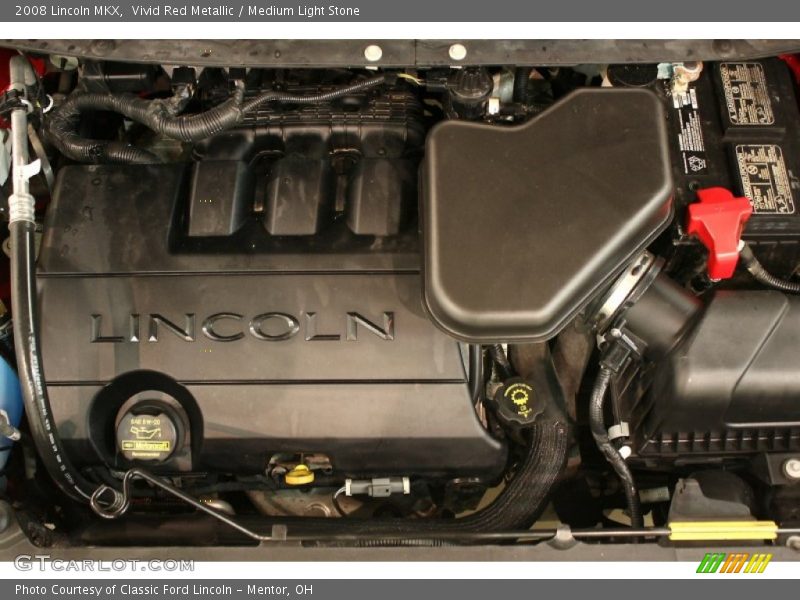 Vivid Red Metallic / Medium Light Stone 2008 Lincoln MKX