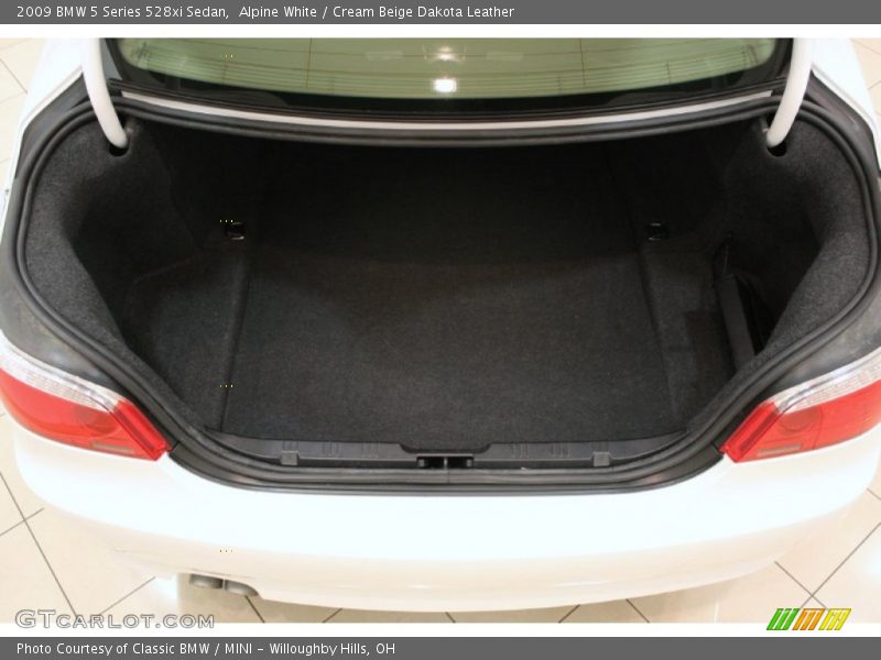 Alpine White / Cream Beige Dakota Leather 2009 BMW 5 Series 528xi Sedan