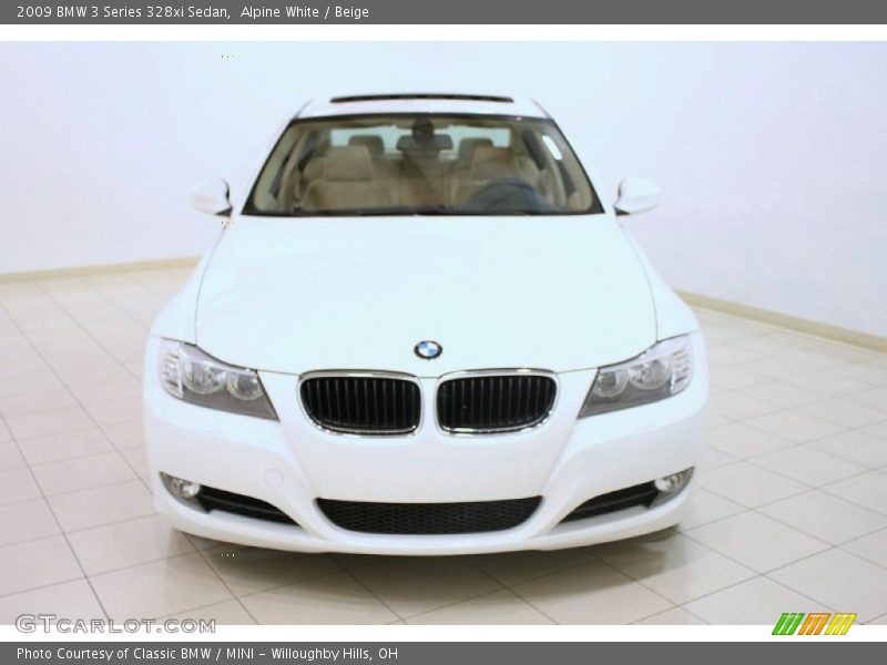 Alpine White / Beige 2009 BMW 3 Series 328xi Sedan