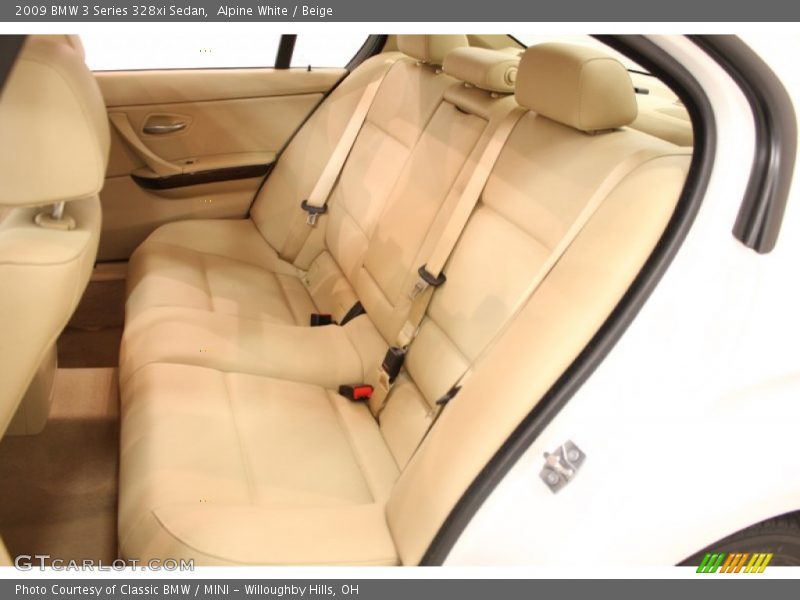 Alpine White / Beige 2009 BMW 3 Series 328xi Sedan