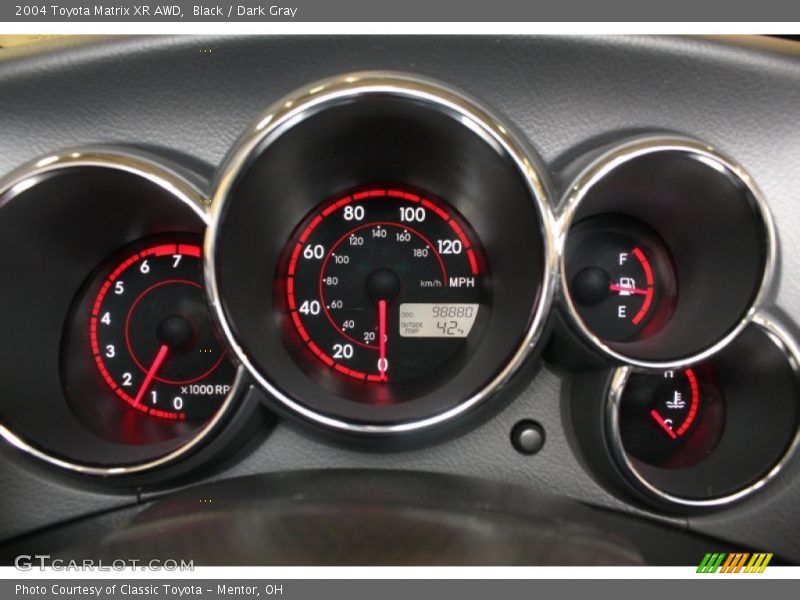  2004 Matrix XR AWD XR AWD Gauges
