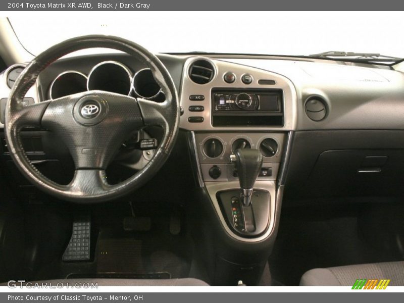 Dashboard of 2004 Matrix XR AWD