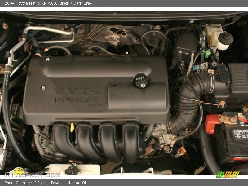  2004 Matrix XR AWD Engine - 1.8L DOHC 16V VVT-i 4 Cylinder