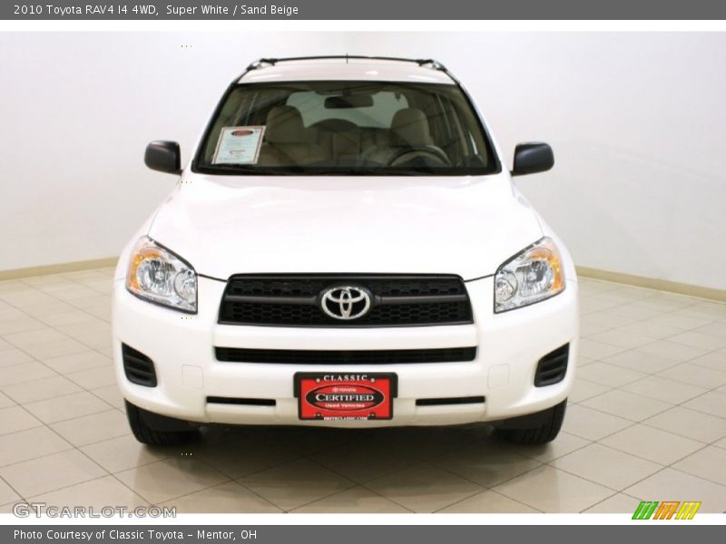 Super White / Sand Beige 2010 Toyota RAV4 I4 4WD