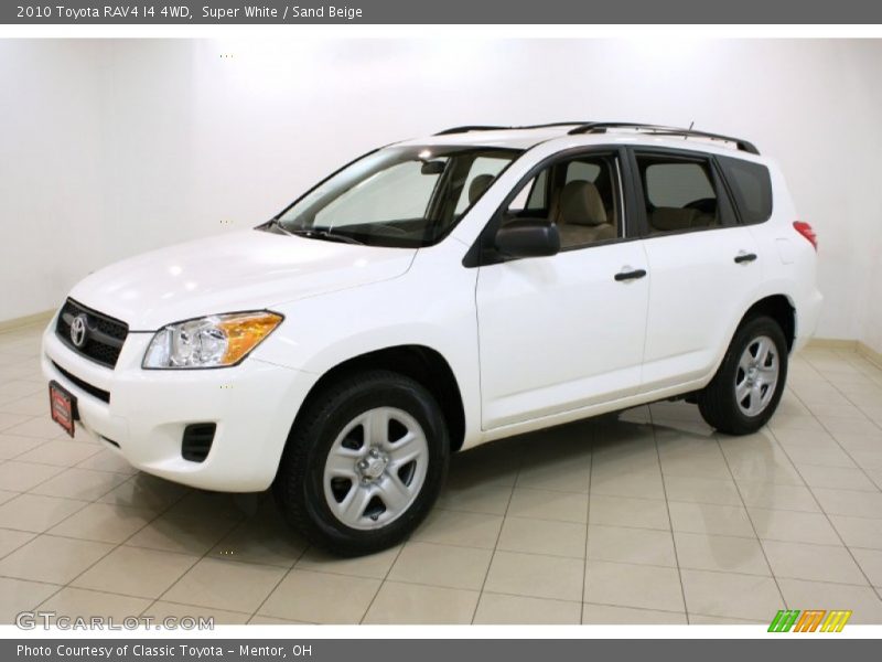 Super White / Sand Beige 2010 Toyota RAV4 I4 4WD