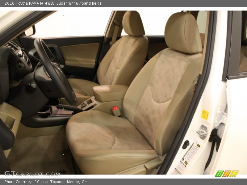 Super White / Sand Beige 2010 Toyota RAV4 I4 4WD