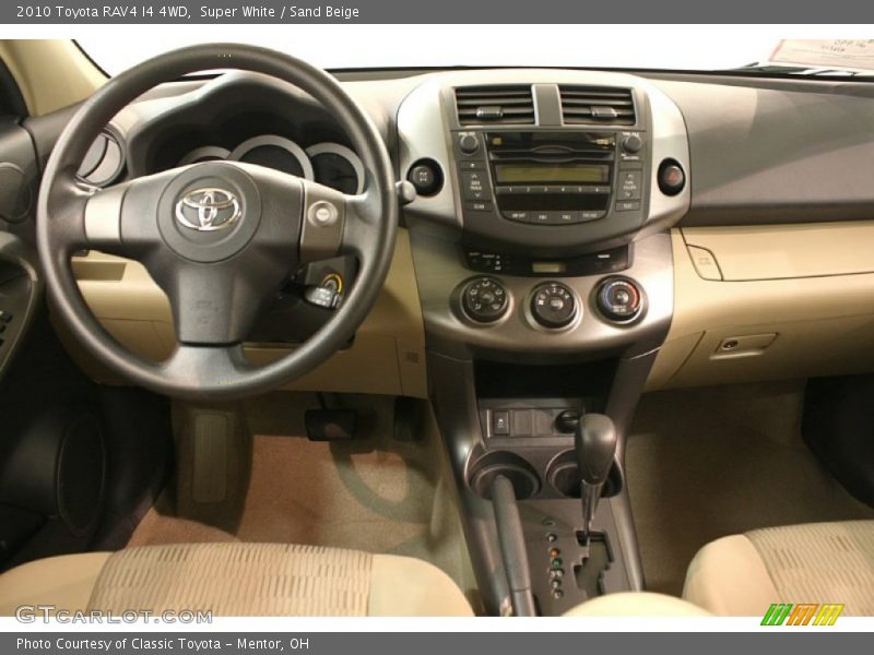 Super White / Sand Beige 2010 Toyota RAV4 I4 4WD