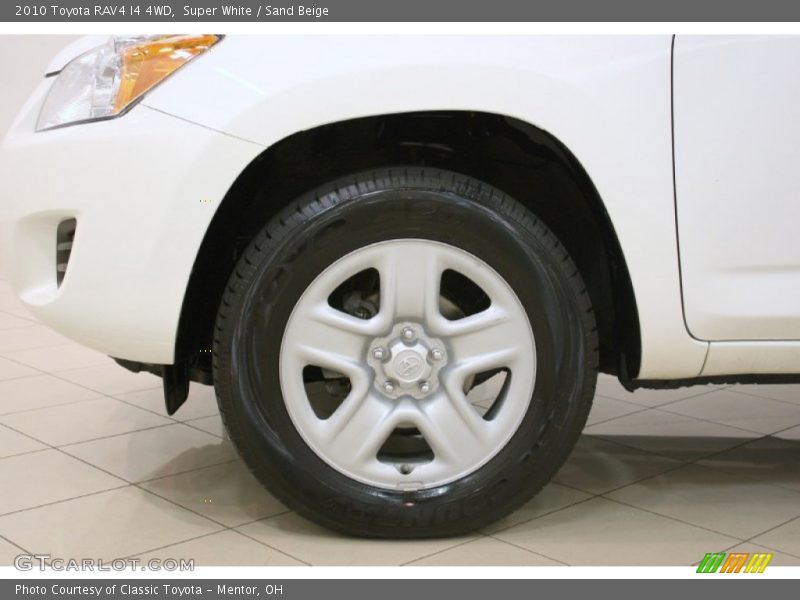Super White / Sand Beige 2010 Toyota RAV4 I4 4WD