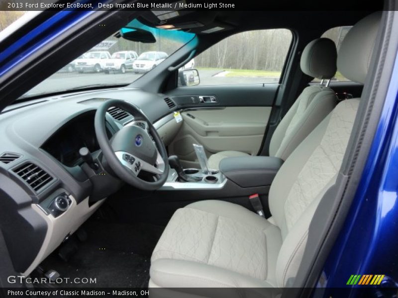  2013 Explorer EcoBoost Medium Light Stone Interior