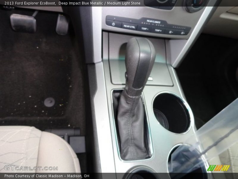 Deep Impact Blue Metallic / Medium Light Stone 2013 Ford Explorer EcoBoost