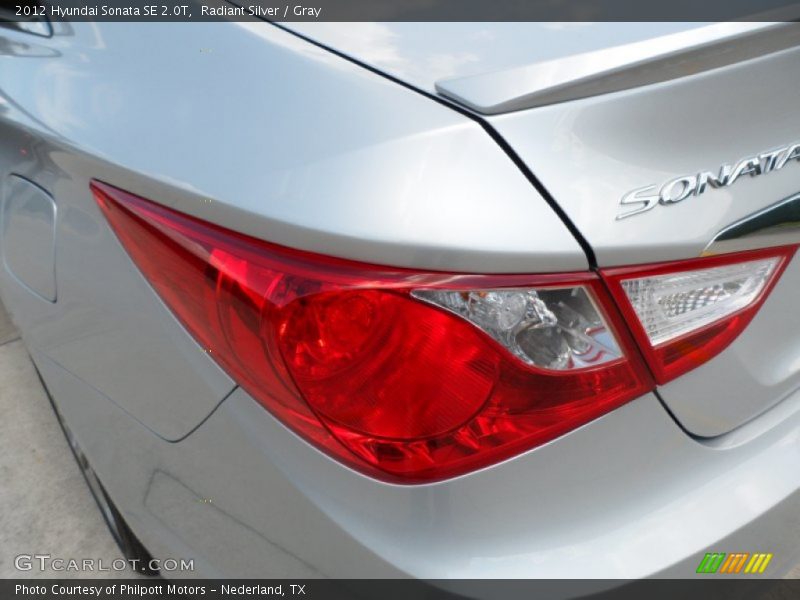 Radiant Silver / Gray 2012 Hyundai Sonata SE 2.0T