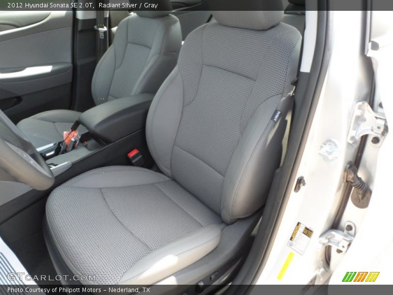 Radiant Silver / Gray 2012 Hyundai Sonata SE 2.0T