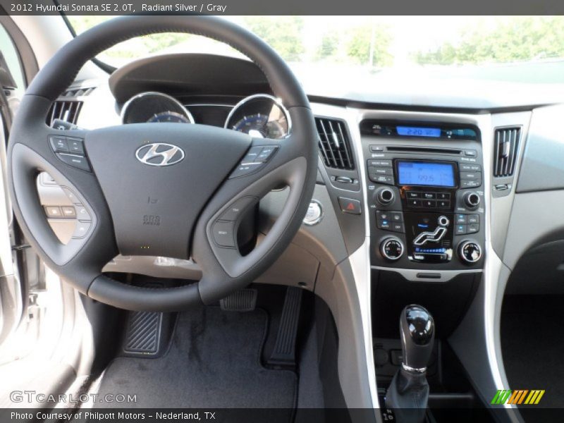 Radiant Silver / Gray 2012 Hyundai Sonata SE 2.0T