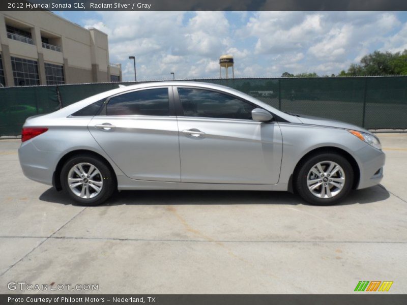 Radiant Silver / Gray 2012 Hyundai Sonata GLS