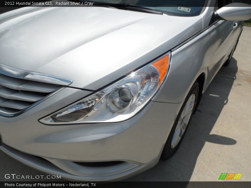 Radiant Silver / Gray 2012 Hyundai Sonata GLS