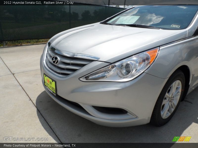 Radiant Silver / Gray 2012 Hyundai Sonata GLS