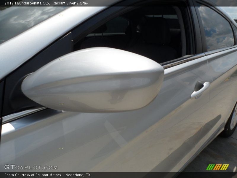 Radiant Silver / Gray 2012 Hyundai Sonata GLS