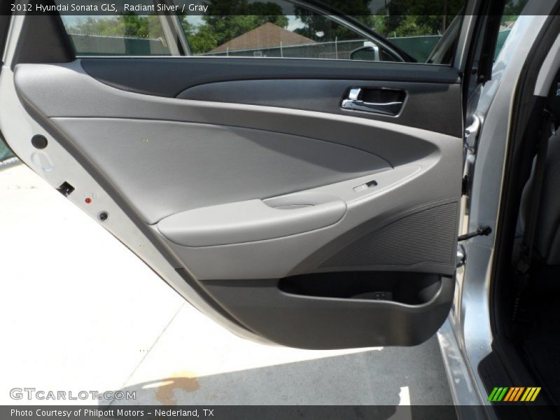 Radiant Silver / Gray 2012 Hyundai Sonata GLS