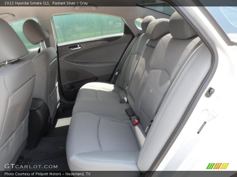 Radiant Silver / Gray 2012 Hyundai Sonata GLS
