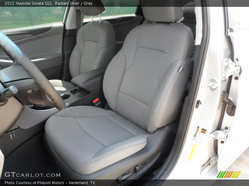 Radiant Silver / Gray 2012 Hyundai Sonata GLS