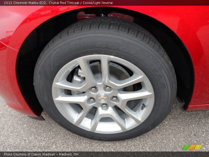 Crystal Red Tintcoat / Cocoa/Light Neutral 2013 Chevrolet Malibu ECO