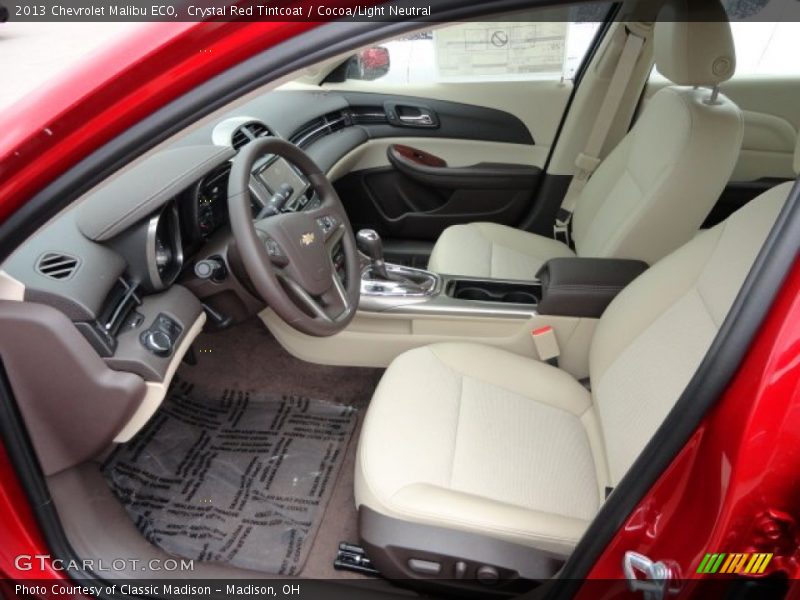 Crystal Red Tintcoat / Cocoa/Light Neutral 2013 Chevrolet Malibu ECO