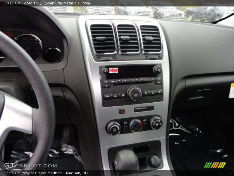 Cyber Gray Metallic / Ebony 2012 GMC Acadia SL