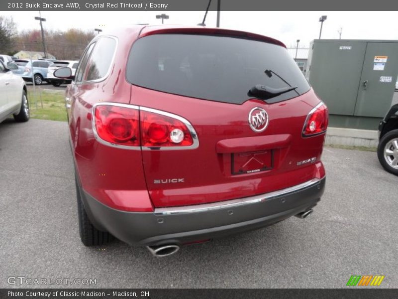 Crystal Red Tintcoat / Ebony 2012 Buick Enclave AWD