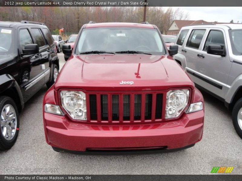 Deep Cherry Red Crystal Pearl / Dark Slate Gray 2012 Jeep Liberty Latitude 4x4