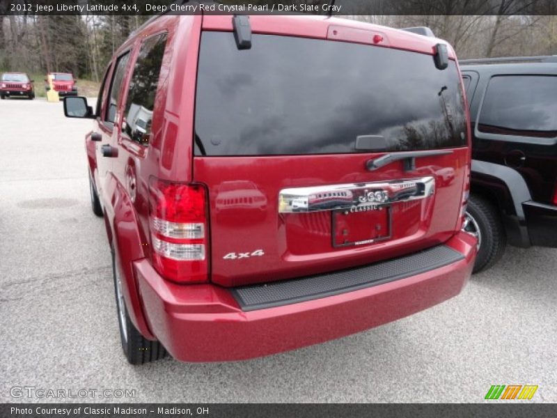 Deep Cherry Red Crystal Pearl / Dark Slate Gray 2012 Jeep Liberty Latitude 4x4