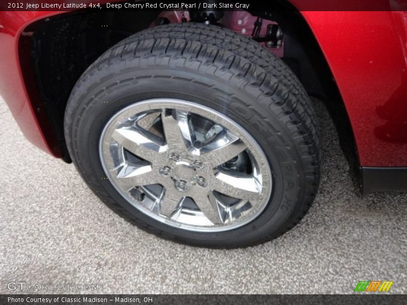 Deep Cherry Red Crystal Pearl / Dark Slate Gray 2012 Jeep Liberty Latitude 4x4