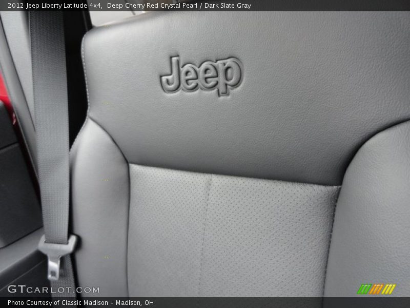 Deep Cherry Red Crystal Pearl / Dark Slate Gray 2012 Jeep Liberty Latitude 4x4