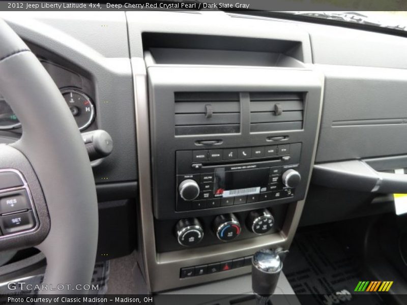 Deep Cherry Red Crystal Pearl / Dark Slate Gray 2012 Jeep Liberty Latitude 4x4