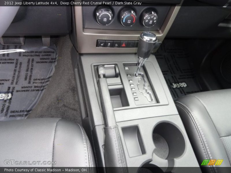 Deep Cherry Red Crystal Pearl / Dark Slate Gray 2012 Jeep Liberty Latitude 4x4