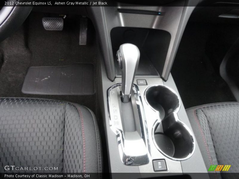 Ashen Gray Metallic / Jet Black 2012 Chevrolet Equinox LS