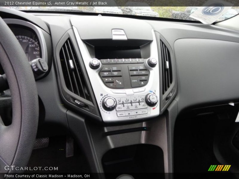 Ashen Gray Metallic / Jet Black 2012 Chevrolet Equinox LS