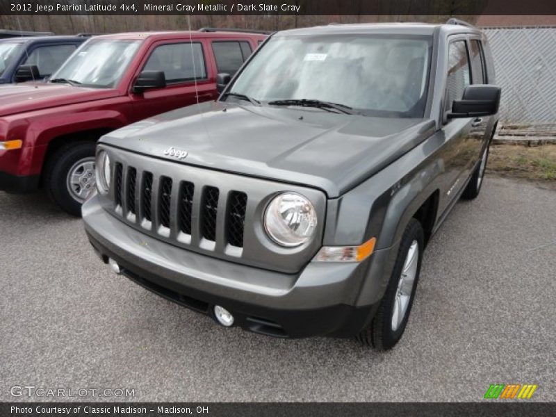 Mineral Gray Metallic / Dark Slate Gray 2012 Jeep Patriot Latitude 4x4