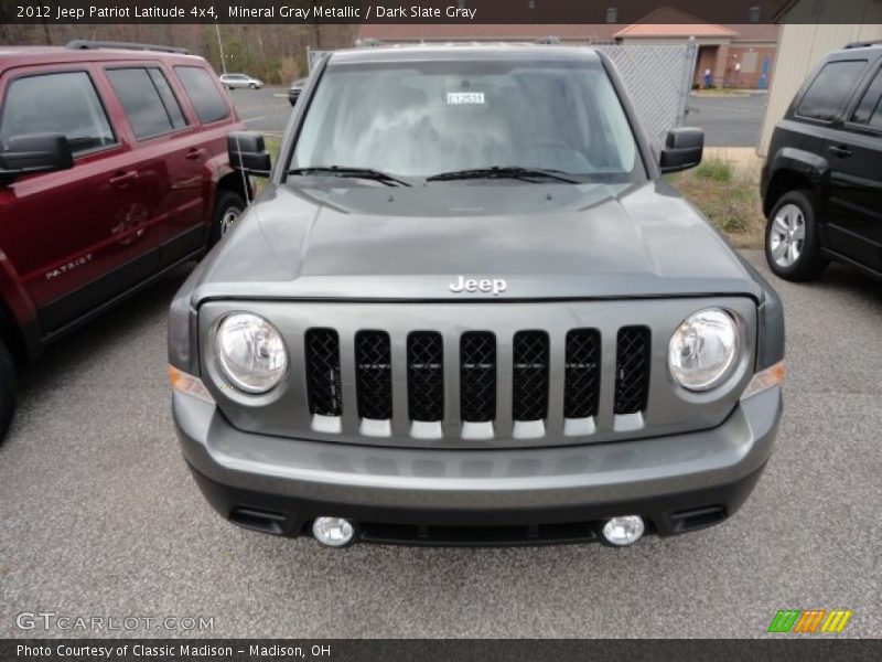Mineral Gray Metallic / Dark Slate Gray 2012 Jeep Patriot Latitude 4x4
