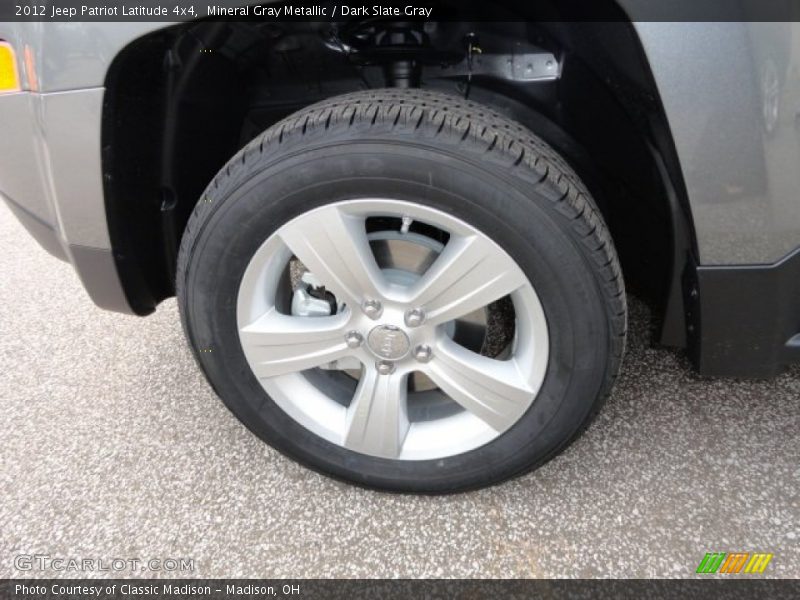 Mineral Gray Metallic / Dark Slate Gray 2012 Jeep Patriot Latitude 4x4