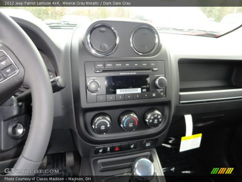 Mineral Gray Metallic / Dark Slate Gray 2012 Jeep Patriot Latitude 4x4