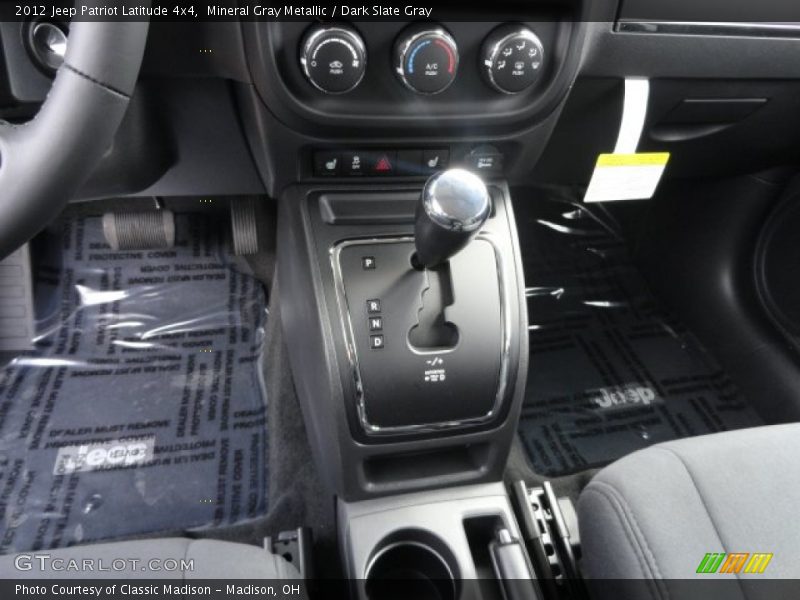 Mineral Gray Metallic / Dark Slate Gray 2012 Jeep Patriot Latitude 4x4