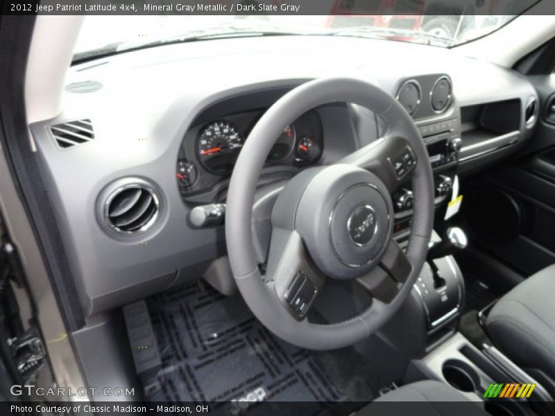 Mineral Gray Metallic / Dark Slate Gray 2012 Jeep Patriot Latitude 4x4