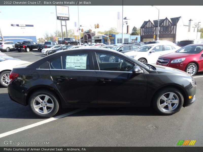 Black Granite Metallic / Jet Black 2012 Chevrolet Cruze LT