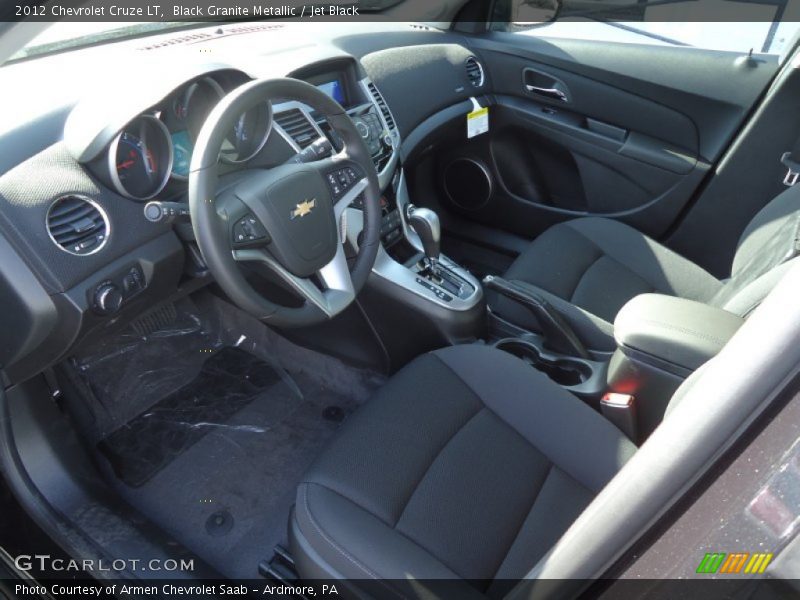 Black Granite Metallic / Jet Black 2012 Chevrolet Cruze LT