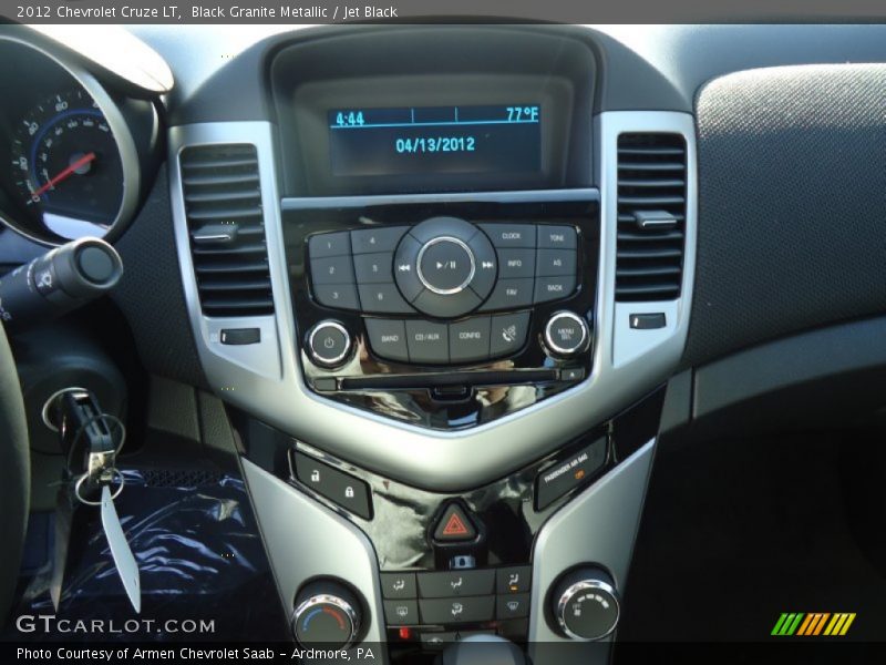 Black Granite Metallic / Jet Black 2012 Chevrolet Cruze LT