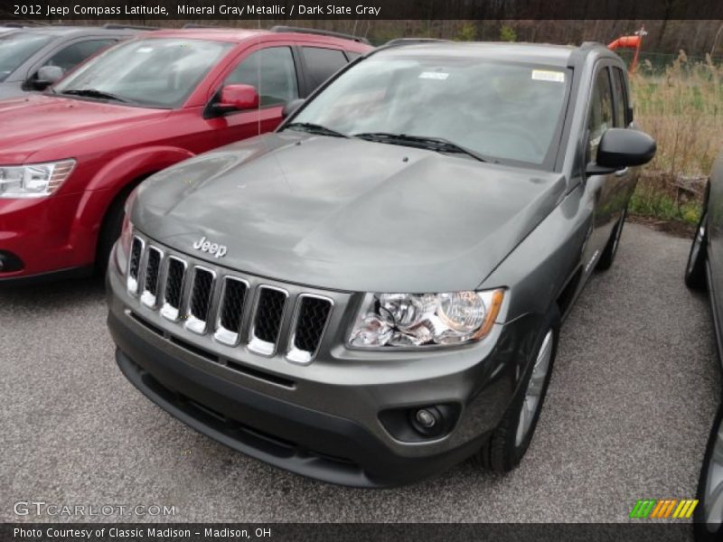Mineral Gray Metallic / Dark Slate Gray 2012 Jeep Compass Latitude