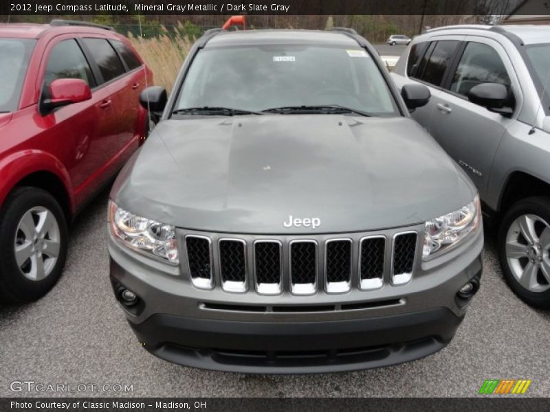 Mineral Gray Metallic / Dark Slate Gray 2012 Jeep Compass Latitude