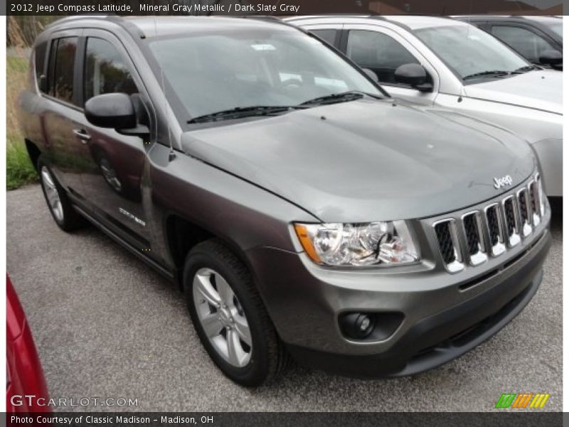 Mineral Gray Metallic / Dark Slate Gray 2012 Jeep Compass Latitude